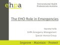 Icon of 03. 9.40am  The EHO Role In Emergencies - Daniela Failla, EHPA Emergency Management SIG